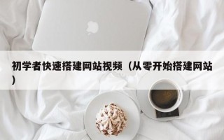 资阳初学者快速搭建网站视频（从零开始搭建网站）